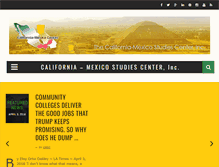 Tablet Screenshot of california-mexicocenter.org